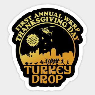 wkrp turkey drop Sticker